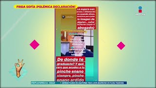 ¡Frida Sofía arremete contra su abuelo Enrique Guzmán y contra Gustavo Adolfo! | De Primera Mano