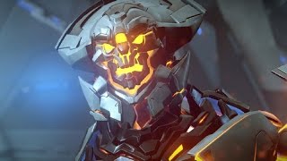 Halo 5 First Warden Eternal Boss Fight on Solo Legendary (Spoilers)