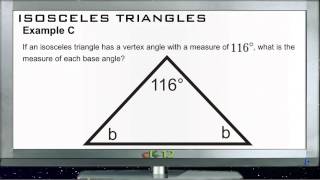 Isosceles Triangles: Examples (Basic Geometry Concepts)