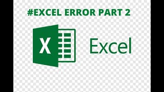 Excel error part 2 formula error|Name error Basic Excel| Advance Excel.