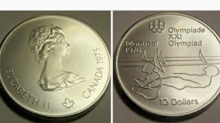 1976 Montreal Olympics SAILING 10 Dollars Coin VALUE