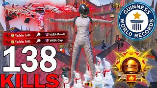 138 KILLS!🔥NEW SEASON BEST AGGRESSIVE RUSH GAMEPLAY🥵Solo Vs Squad | PUBG Mobile