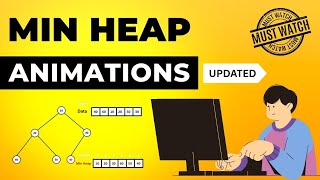 Min Heap Animations | Data Structure | Visual How