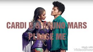 Cardi B & Bruno Mars - Please Me (lyrics⬇️)