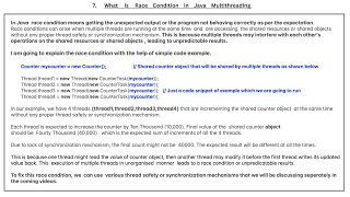 07-Java-Race-Condition #java #multithreading #synchronization