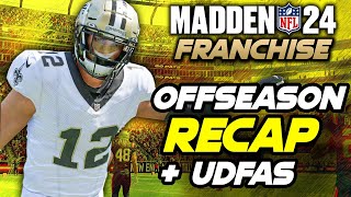 Breaking Down our First Offseason & Previewing Roster - Madden 24 Saints Franchise | Ep.22