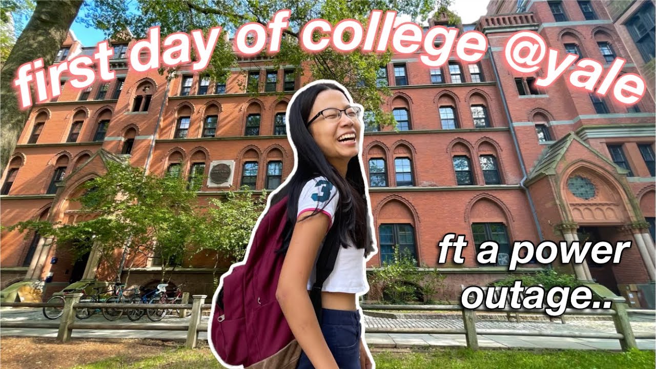 FIRST DAY OF COLLEGE AT YALE UNIVERSITY | Freshman Year! - YouTube