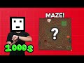 I Built the HARDEST Maze in Minecraft Hardcore!