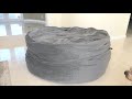 sofasack 5 ft memory foam bean bag