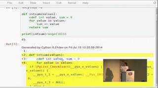 The Cython Compiler for Python