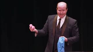 Stuart MacDonald's sleight of hand performing the multiplying balls.