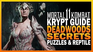 Mortal Kombat 11 Krypt Guide Part 4 - Deadwood Secrets, Puzzles & Reptile