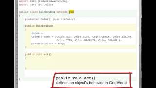 Mr. Hazard's CS - 5-1 - Intro to Inheritance with GridWorld - Computer Science for High School