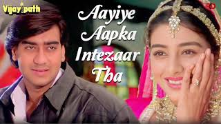 Aayiye Aapka Intezaar Tha | Vijaypath | Ajay Devgn, Tabu |Sadhana Sargam |90's Hindi Hit Songs