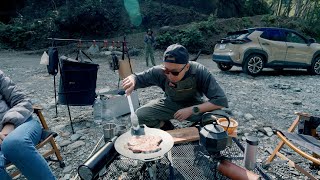 日本郊外BBQ，煎牛排，ASMR？簡簡單單又一天。