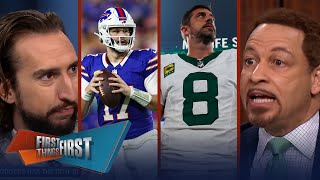 Bills favorites to win AFC East, Expect a Pro Bowl season from Rodgers? | NFL | FIRST THINGS FIRST