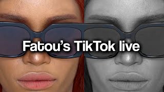 BlackSwan’s Fatou’s TikTok live 22/07/23 (with Sriya \u0026 NVee)