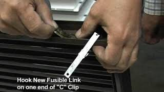 Fusible Link Replacement for FLDL-UL Door Louvers