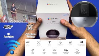 Ezviz 🔥 C6Wi 4MP PTZ Wireless IP Camera 🔥 Smart Home Camera IP CCTV WiFi 🔥 Unboxing Indonesia