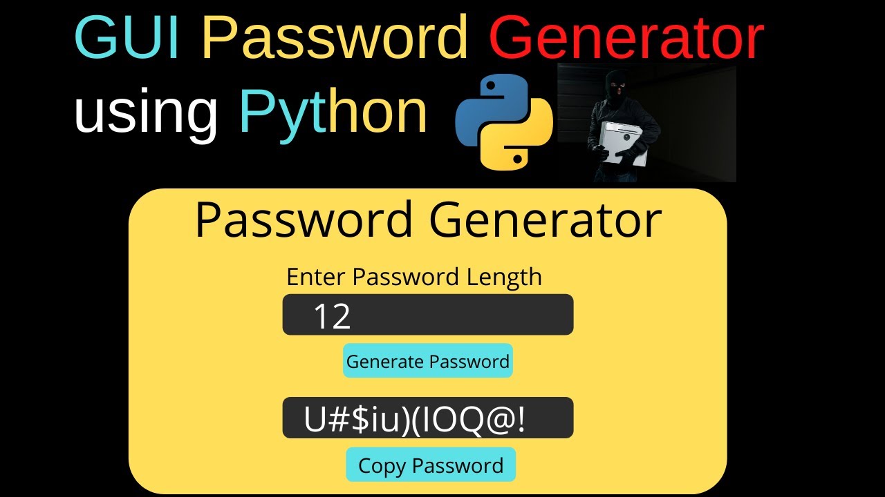 Password python. Password Generator gui. Генератор паролей Python через рандом.
