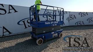 39115 - 2000 Genie GS-2646 Scissors Lift Will Be Sold At Auction!