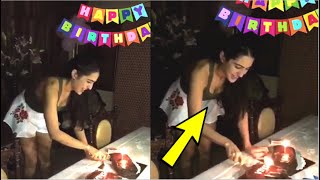 Sara Ali Khan Cake CUTTING Video from Her 25th Birthday Celebration