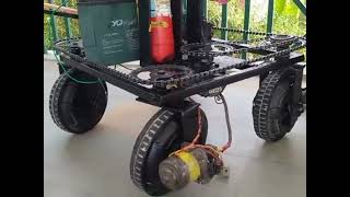 Fire Fighting Robot 360 Degree All Wheel Steering System