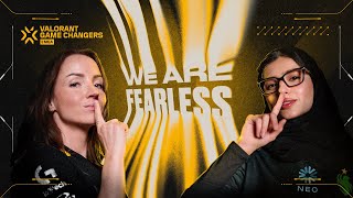 WE ARE FEARLESS. | VCT EMEA Game Changers