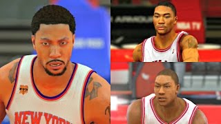 Derrick Rose Player Progression from NBA 2K9 to NBA 2K17! #CHI #PS4