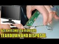 Acer X193HQ LCD Monitor Teardown and Disposal