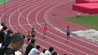 ⑩共通男子200m予選3組目 第63回東京都中学校総合体育大会陸上競技大会20240706