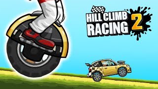Hill Climb Racing 2 - VIP Monowheel and Daily Challenge On The Rocks
