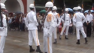 台北忠烈祠大門衛兵 海軍儀隊交班 儀式全程