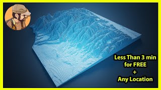 Create Artistic 3D Maps for Any Location for FREE (in less than 3 mins 😮 )