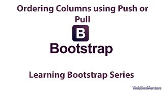 Ordering Columns using Push or Pull