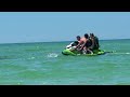 flipping over the jet ski