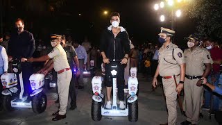 Akshay Kumar At Launch of Segways For Police Patrolling In Bandra Carter Road