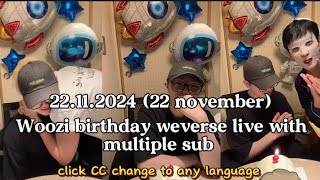 All subtitle🛑22 november Woozi birthday weverse live #vlive#woozi #weverse#seventeen#carat#fyp#video