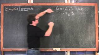 Integrating Natural Logarithm Function Calculus 1 AB