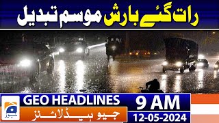 Geo Headlines 9 AM | AJK cop shot dead as protests against inflation turn violent | 12th May 2024
