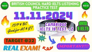 Cambridge IELTS 19  - IELTS Listening Practice Test 2 With Answers - 11.11.2024