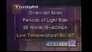 KVOS TV12 Weather View Now - 1991