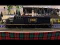 just released mth railking imperial o gauge es44ac in csx first run