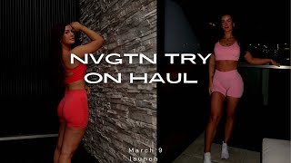 NVGTN try on haul | NEW PIECES launching March 9th | digital seamless, mid rise, lift seamless