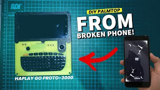 I Made a Handheld PC from a Used, Broken Cell Phone | DIY Palmtops