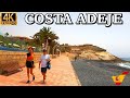 TENERIFE - COSTA ADEJE | Rough Sea & Extreme Temperatures 🌡️ 4K Walk ● August 2023