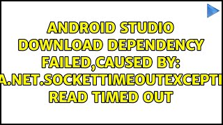 java.net.SocketTimeoutException: Read timed out
