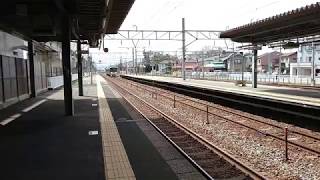 JR北陸本線普通金沢行き 松任駅到着