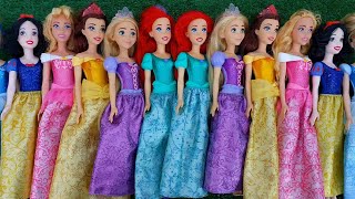 70 Minutes Disney princesses Collection ASMR Satisfying Unboxing | Disney Princss Doll DIY Miniature