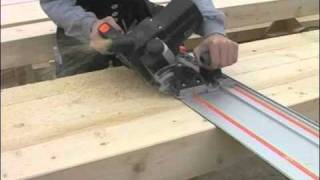 Mitre cutting with the UniverS sword saw from Protool